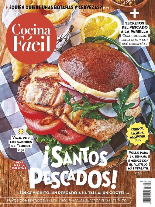 Title details for Cocina Fácil by Editorial Televisa SA de CV - Available